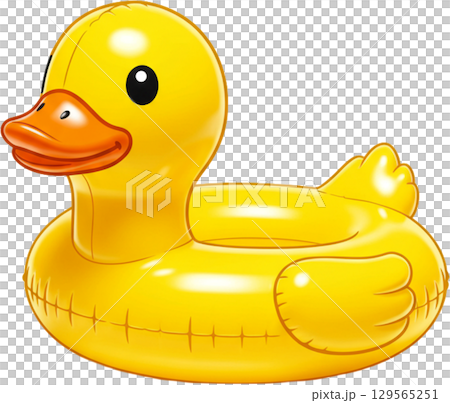 yellow duck with yellow duck 129565251