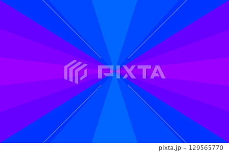 幾何学模様　グラデーション　三角形 129565770
