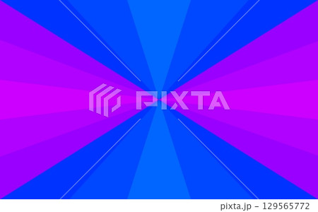 幾何学模様　グラデーション　三角形 129565772
