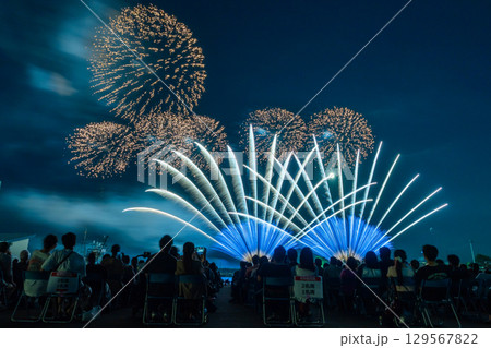 【花火風景】第40回なとり夏まつりの打ち上げ花火 【花火風景】第40回なとり夏まつりの打ち上げ花火 129567822