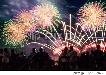 【花火風景】第40回なとり夏まつりの打ち上げ花火 【花火風景】第40回なとり夏まつりの打ち上げ花火 129567827