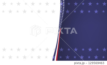 Patriotic USA Stars and Stripes Background Wavy Design Patriotic USA Stars and Stripes Background Wavy Design 129569463