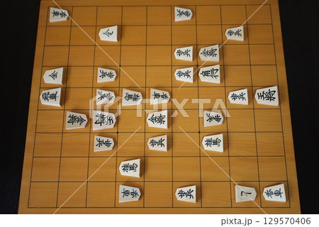 第66期王位戦第2局投了棋譜の盤面 129570406
