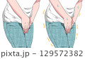 尿意を感じる女性 129572382
