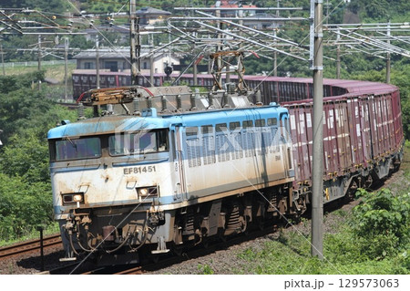鹿児島本線　EF81貨物列車 129573063