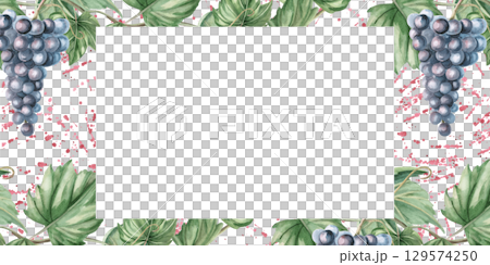 Rectangular frame on the background of ripe...のイラスト素材 [129574250] - PIXTA