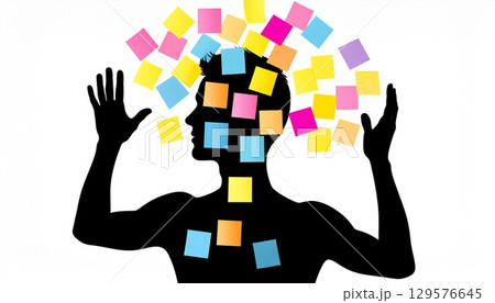 忙しい、タスクが大量にあるイメージ 忙しい、タスクが大量にあるイメージ 129576645