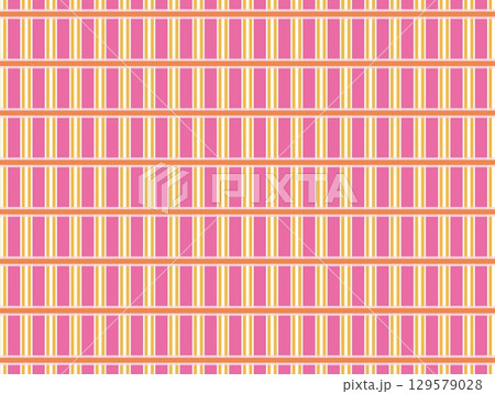 格子模様　四角形　幾何学模様 129579028