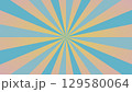 グラデーションのドットを背景に淡い水色の集中線をあしらったデザイン 129580064