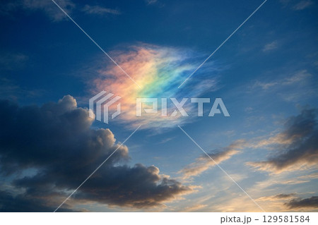 晴天　彩雲　青空　 129581584
