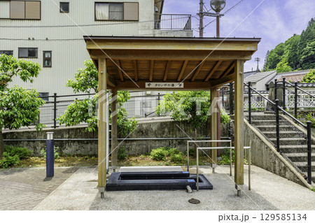 湯村温泉　薬師湯　足湯タロンボの湯　兵庫県新温泉町 129585134