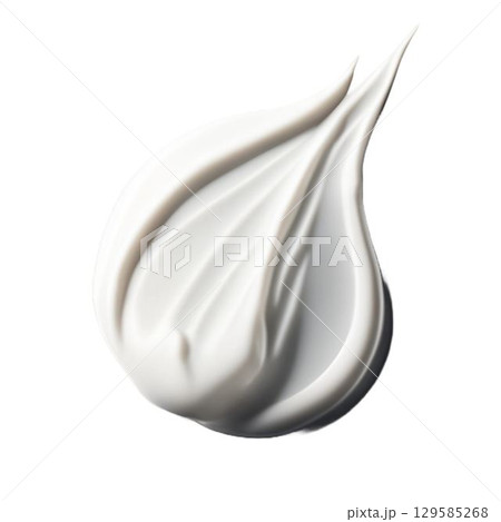 Cosmetic white cream balm texture smudge isolated. White cosmetic face cream texture. png image. Lotion smear isolated on white background. Beauty skincare product swatch. BB cream smudge Cosmetic white cream balm texture smudge isolated. White cosmetic face cream texture. png image. Lotion smear isolated on white background. Beauty skincare product swatch. BB cream smudge 129585268
