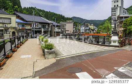 湯村温泉　温泉橋　兵庫県新温泉町 129585377