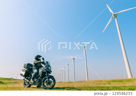 北海道をバイクでツーリング オトンルイ風力発電所 北海道をバイクでツーリング オトンルイ風力発電所 129586255