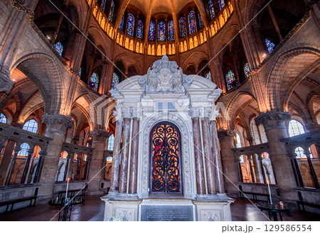interiors and details of Saint-Remi basilica, Reims, France interiors and details of Saint-Remi basilica, Reims, France 129586554