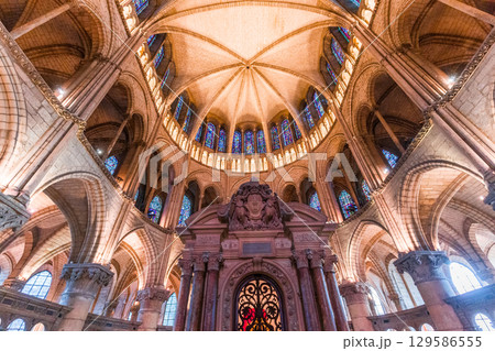 interiors and details of Saint-Remi basilica, Reims, France interiors and details of Saint-Remi basilica, Reims, France 129586555