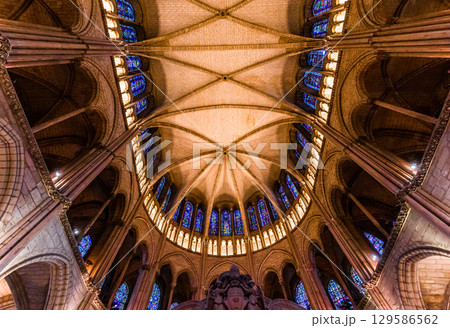 interiors and details of Saint-Remi basilica, Reims, France interiors and details of Saint-Remi basilica, Reims, France 129586562