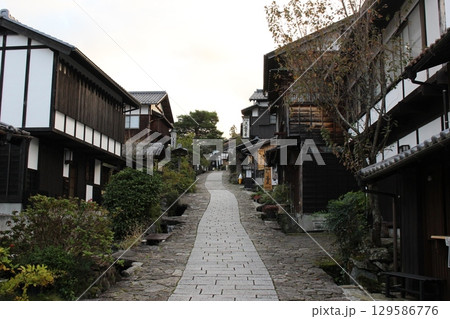 馬籠宿 宿場町 江戸の街 岐阜県 馬籠宿 宿場町 江戸の街 岐阜県 129586776