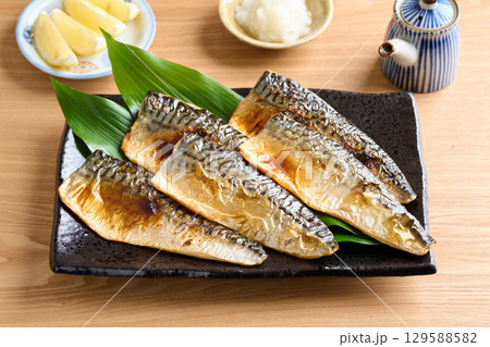 鯖の塩焼き 129588582