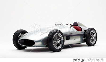 Retro Racing Car Retro Racing Car 129589493