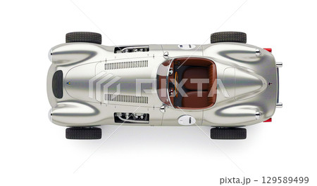Retro Racing Car Retro Racing Car 129589499