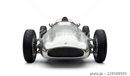 Retro Racing Car 129589503