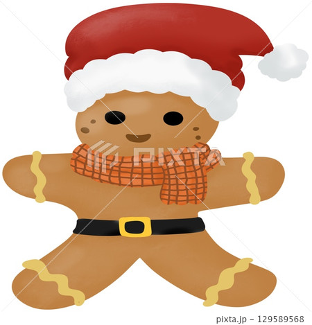 Gingerbread man cookies  129589568