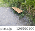 公園のベンチ 129590100