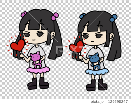 Twins who are passionate about their favorite idols Twins who are passionate about their favorite idols 129590247