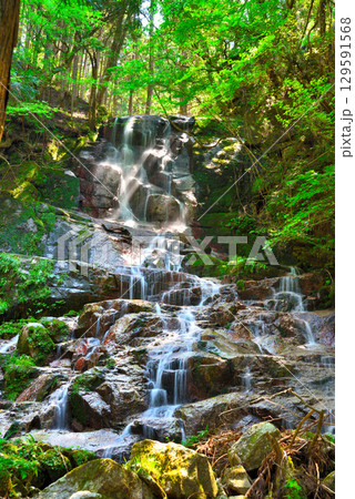 《岐阜県》恵那市串原　来若の滝 129591568