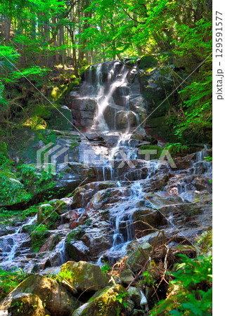 《岐阜県》恵那市串原　来若の滝 129591577