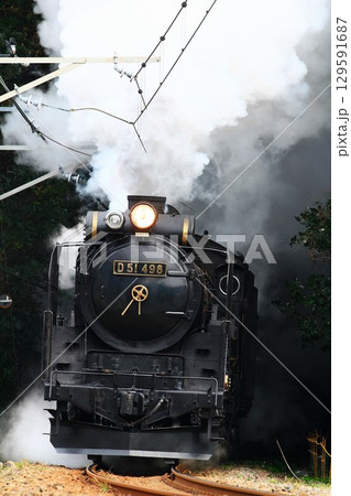 外房線を走行したSL列車 129591687