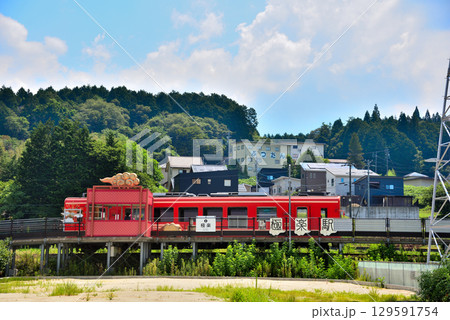 《岐阜県》恵那市　明知鉄道極楽駅 129591754