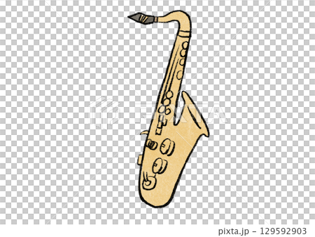 男高音薩克斯圖 男高音薩克斯圖 129592903