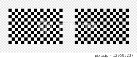 Checkered racing flag vector design Checkered racing flag vector design 129593237