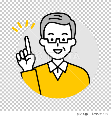 老人圖示（靈感） 129593529