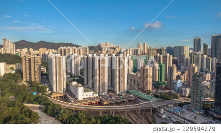Aug 9 2025 Modern urban life in Tsuen Wan New Town 129594279