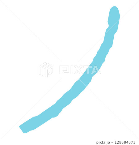 Blue hand drawn crayon stripe, vector pencil texture strip, chalk curve line, doodle scribble and squiggle, kids drawing Blue hand drawn crayon stripe, vector pencil texture strip, chalk curve line, doodle scribble and squiggle, kids drawing 129594373