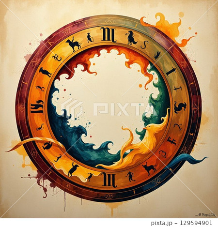 Zodiac signs 129594901