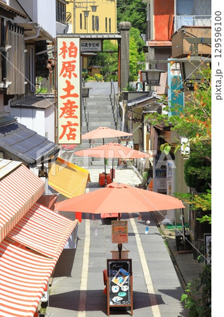 別所温泉　北向観音参道　長野県上田市 129596100