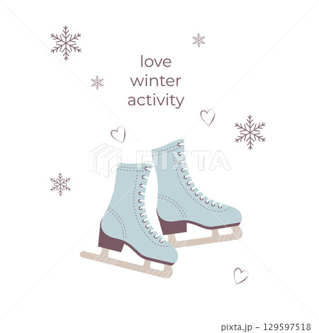 skates and decor 129597518