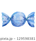 手描きのカラフルなアメ　キャンディ 129598381