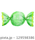 手描きのカラフルなアメ　キャンディ 129598386