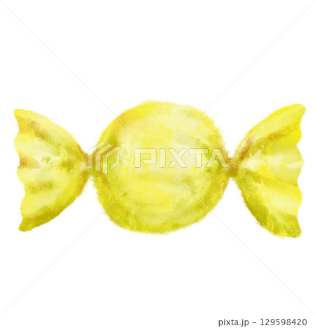 手描きのかわいいアメ キャンディ 手描きのかわいいアメ キャンディ 129598420