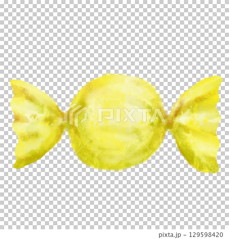 手描きのかわいいアメ キャンディ 手描きのかわいいアメ キャンディ 129598420