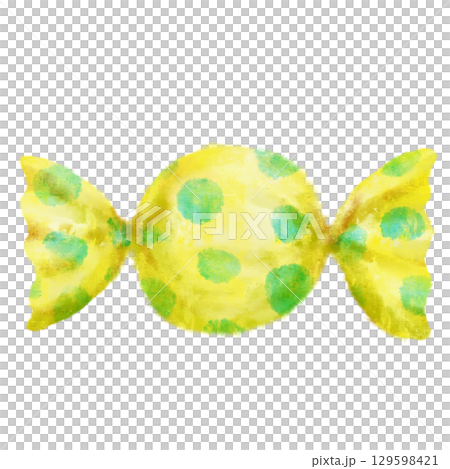 Hand-drawn cute candy 129598421