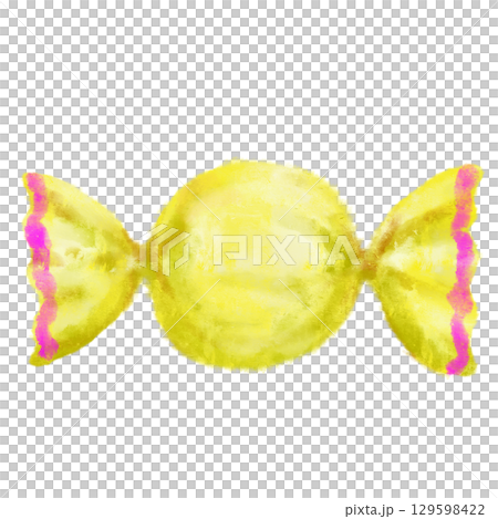 Hand-drawn cute candy 129598422