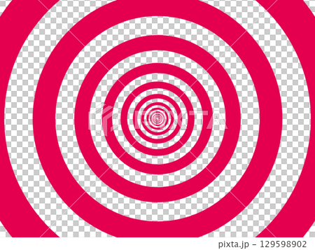 鮭魚粉紅色圓圈連續背景材料 129598902