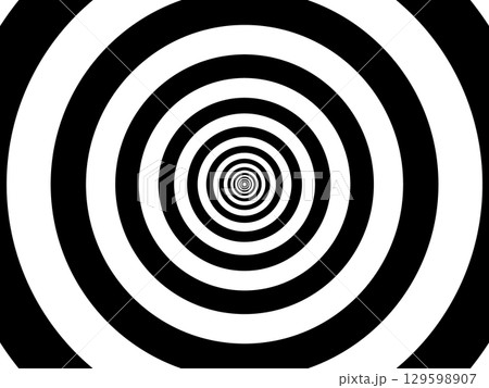 黒の輪の連続の背景素材 129598907