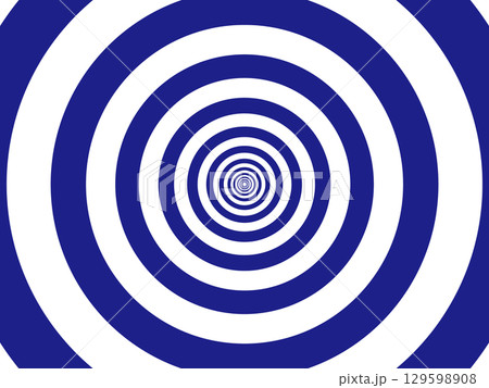 紺色の輪の連続の背景素材 129598908